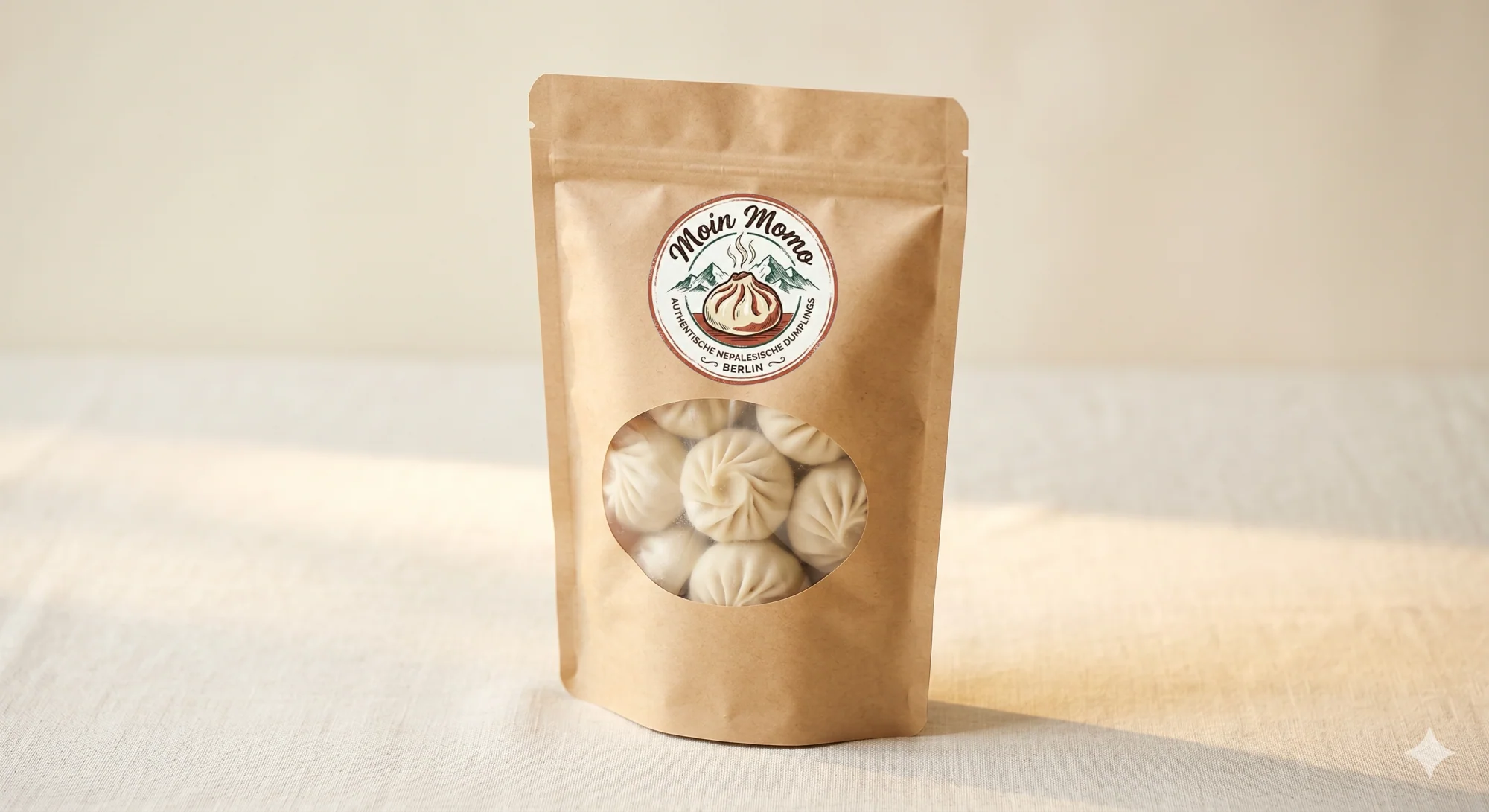 Verpackung Chicken Momo